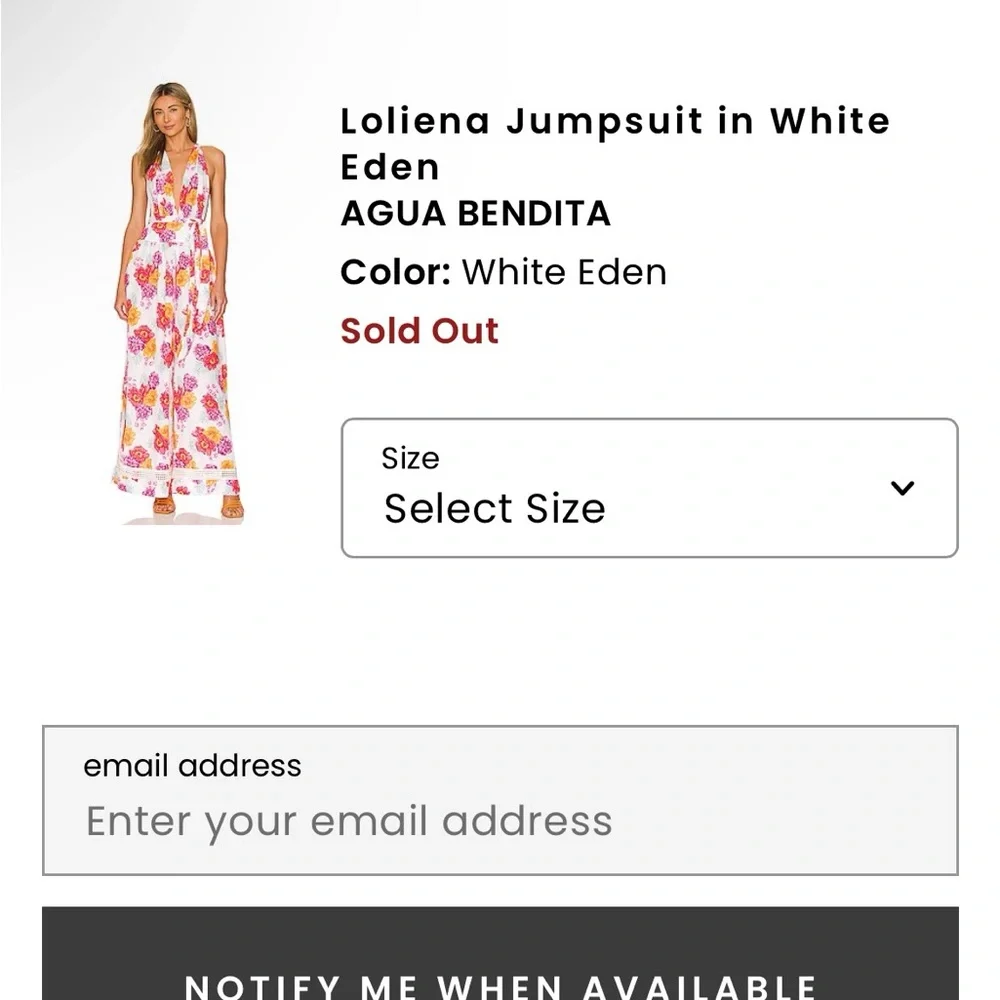 Loliena Jumpsuit in White
Eden
AGUA BENDITA - Picture 4 of 6